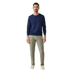 Faherty | The Stretch Terry 5-Pocket Pant Faded Olive